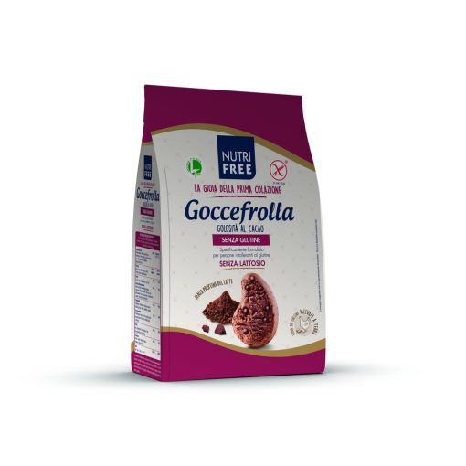Nutrifree Goccefrolla golositá al cacao - kakaós keksz csokidarabokkal 400g