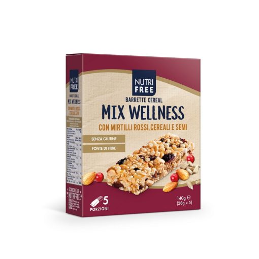 Nutrifree Barrette Cereal Mix Wellness Müzliszelet 5x28g